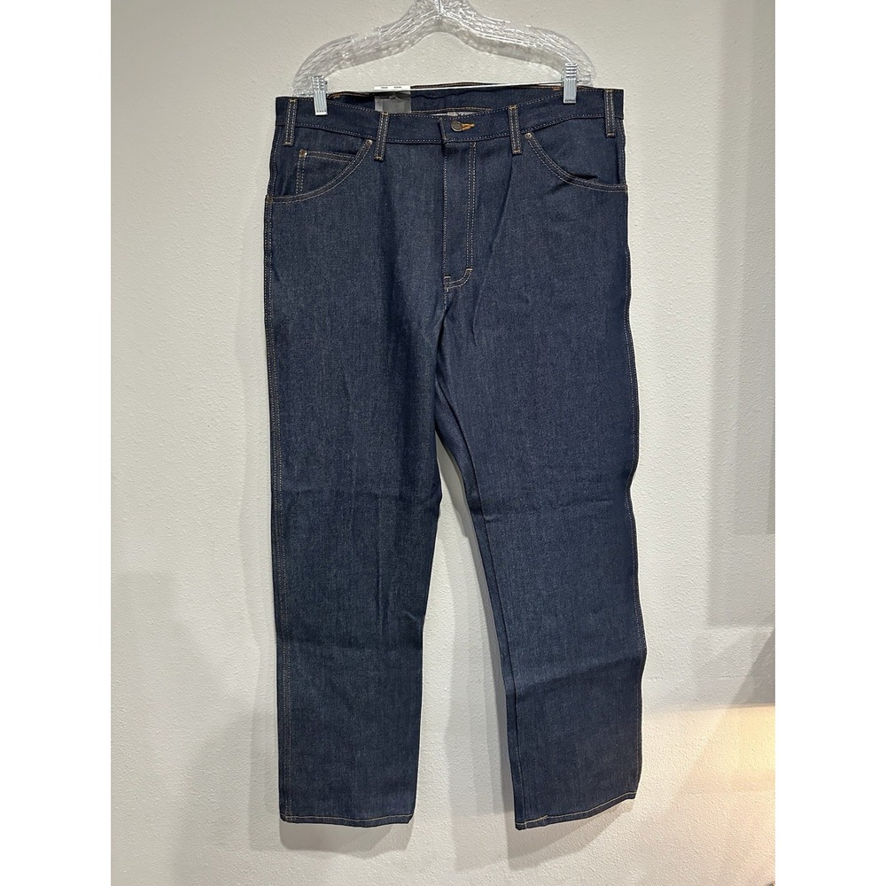 NWT‎ Dickies 5 Pocket Work Jean Regular Fit 100% Cotton Dark Wash 36X32 NWT